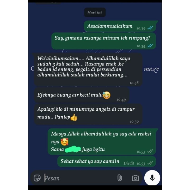 

RB22 Teh Rimpang Green hawa Resep dari JSR Khasiat menurunkan berat badan ,Masalah pencernaan, asam