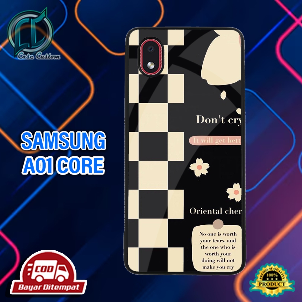 Case SAMSUNG A01 CORE Bisa Untuk Semua Type hp Juga _Terbaru Case Kilau _Case Custom_Hardcase 2D Glo