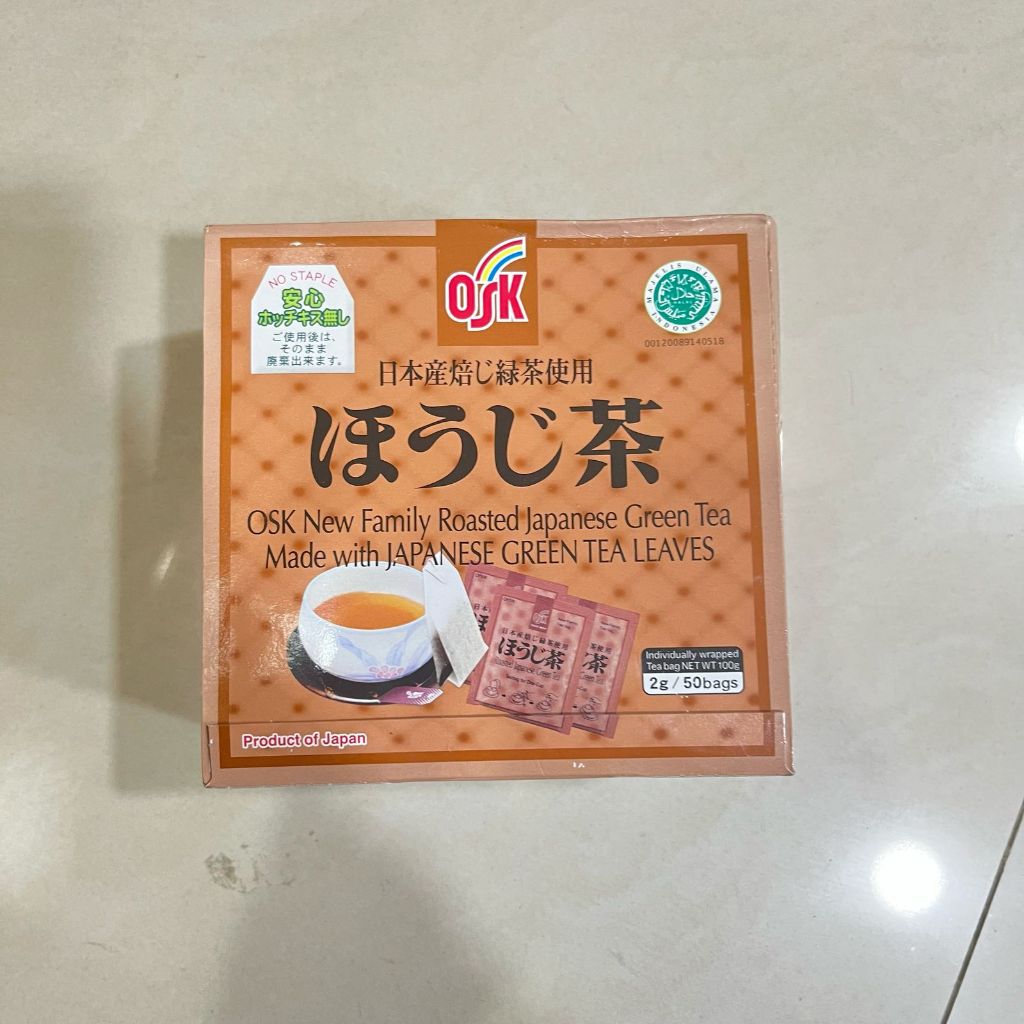 

OSK Japanese Green Tea Bags Roasted 2 x 50g