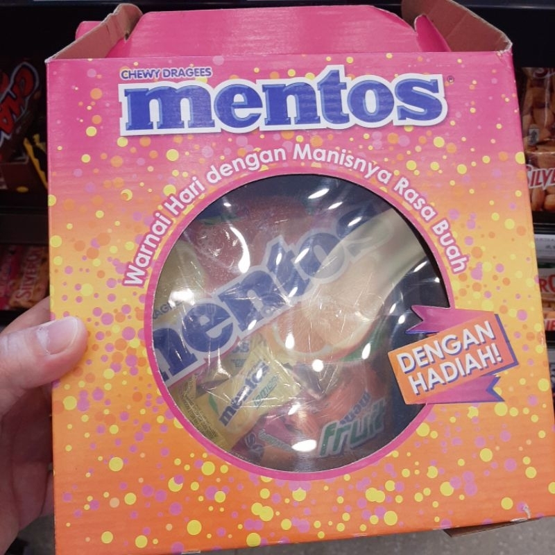 

permen mentos free lunch box permen mentos hadiah kotak makan mentos chewy