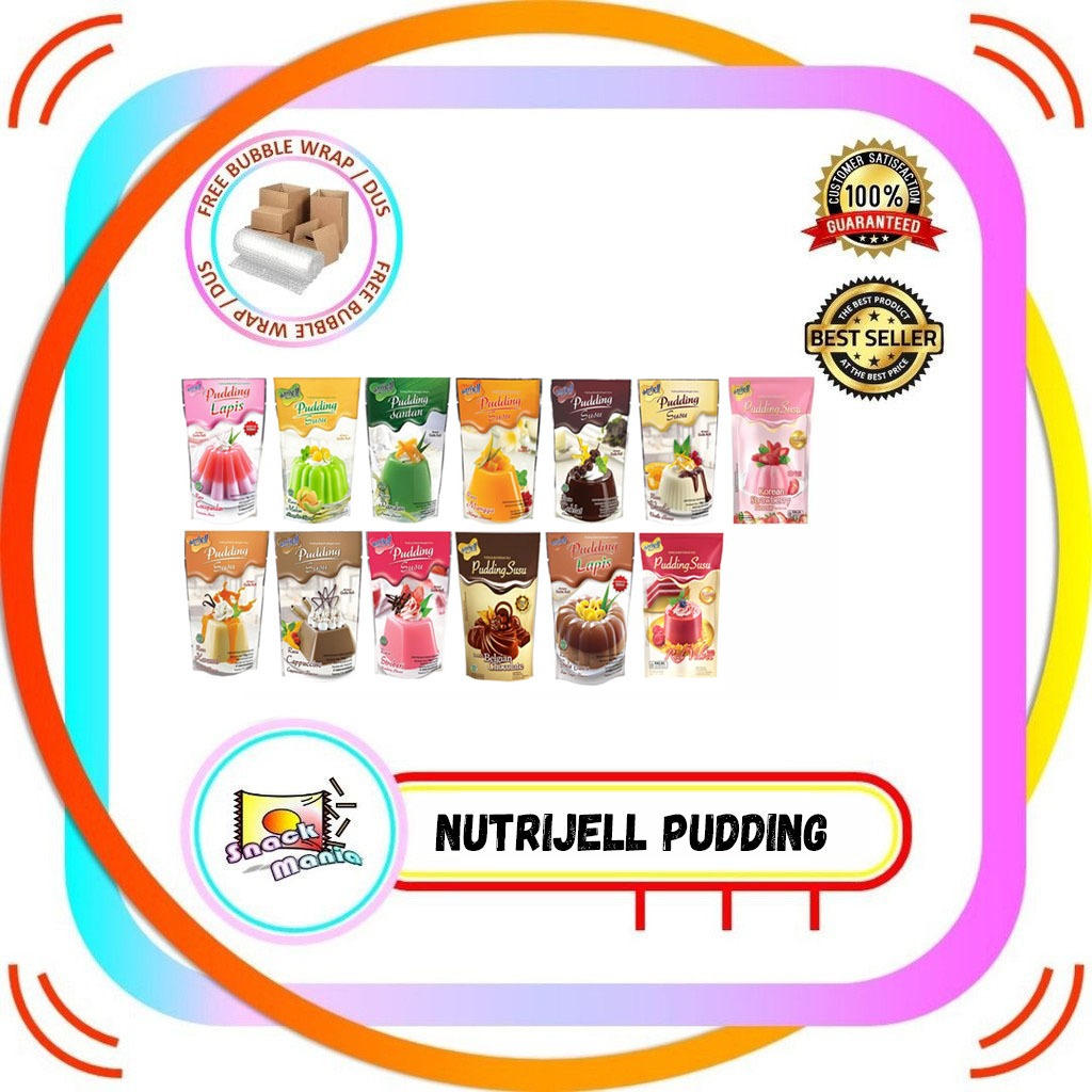 

Nutrijell Pudding Susu Lapis Santan Puding Instan ~ 120 - 170 gr