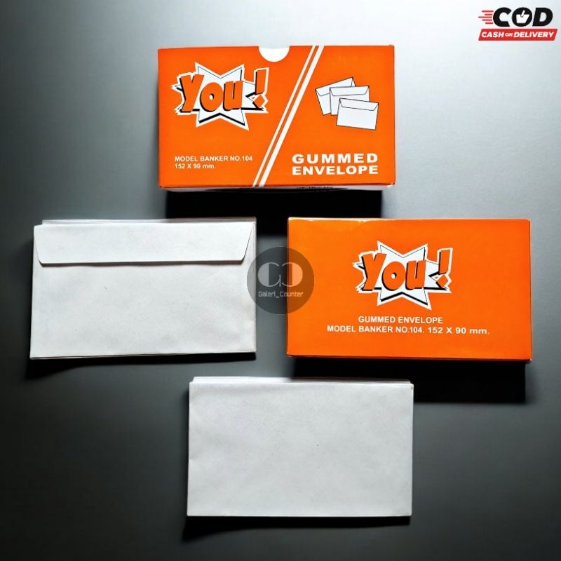 

Amplop You ( Isi 50 Lembar ) Amplop you by kiky No 104. 152 × 90mm