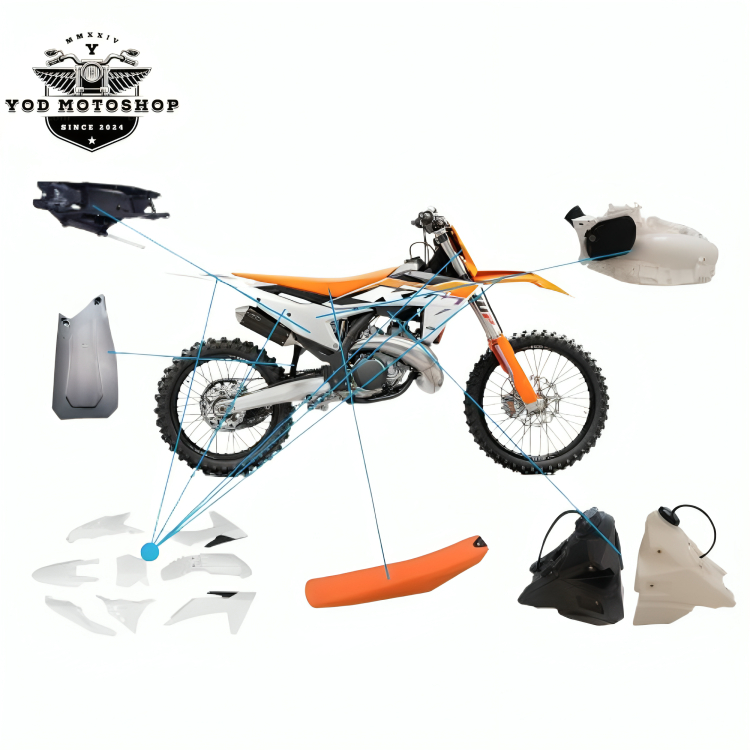 Body Full Set /Body Kit Plastik Motor KTM 250 2023 Tangki ENDURO
