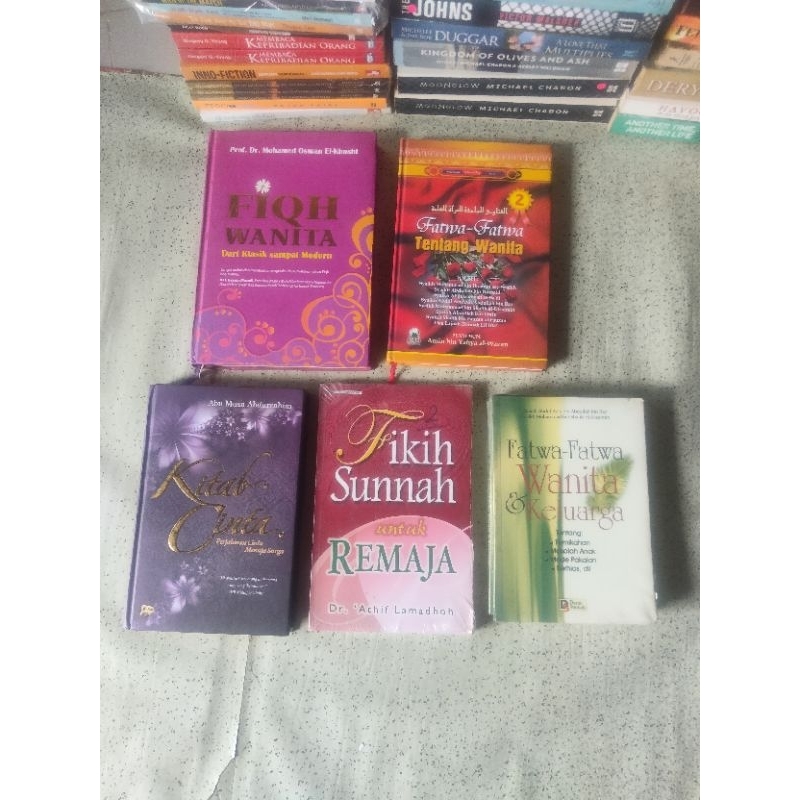 Buku Religi Islam; FIQH WANITA, KITAB CINTA, FIKIH SUNNAH untuk REMAJA, Fatwa - Fatwa WANITA & KELUA