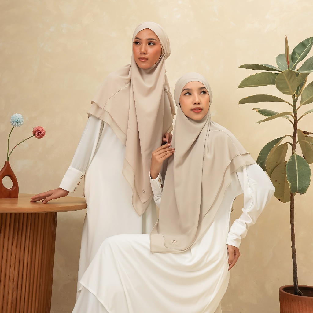 Umama Scarf - Kerudung Polos Jilbab Khimar Hijab Instan Daily Khimar Khalima
