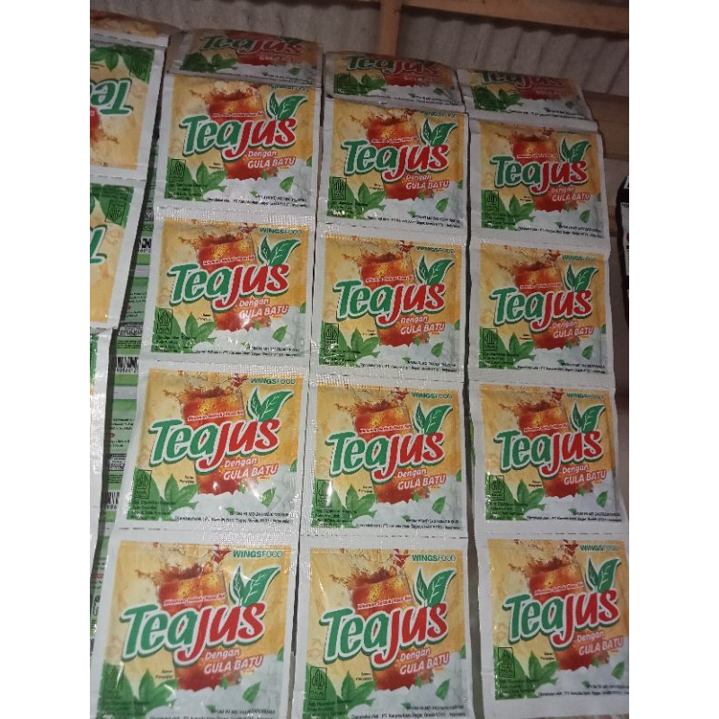 

5 renceng teajus gula batu