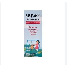 REPASS SUSPENSI 60 ML OBAT PENURUN DEMAM SAKIT GIGI SAKIT KEPALA ANAK IBUPROFEN SIRUP