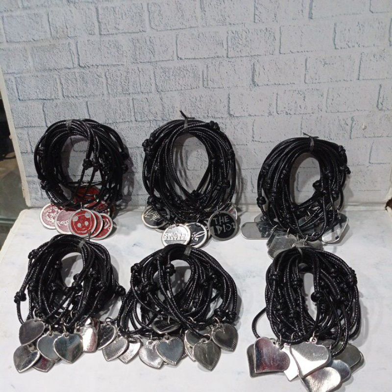 COD✅GROSIR GELANG TARIK LIONTIN GELANG LIONTIN MONEL STAINLESS STEEL GELANG PRIA WANITA GROSIR MURAH