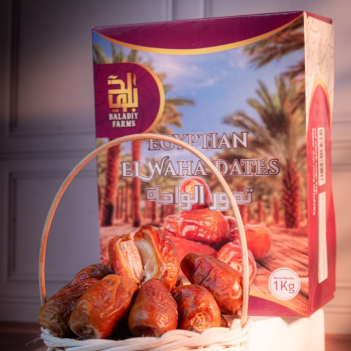 

Kurma Mesir 1kg Premium Egyptian Elwaha Dates Balady Farms Asli Original