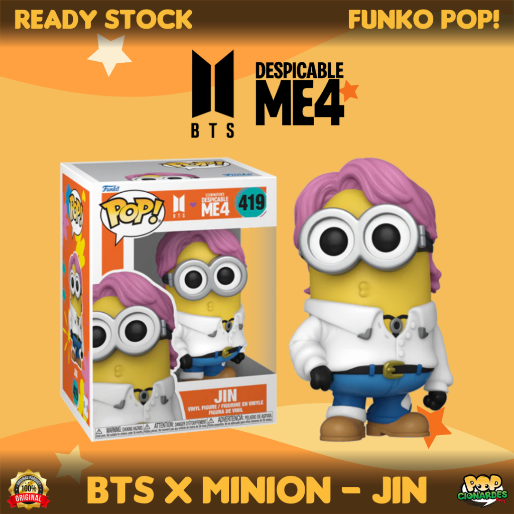 Funko POP Music - BTS x Minion - Jin #419