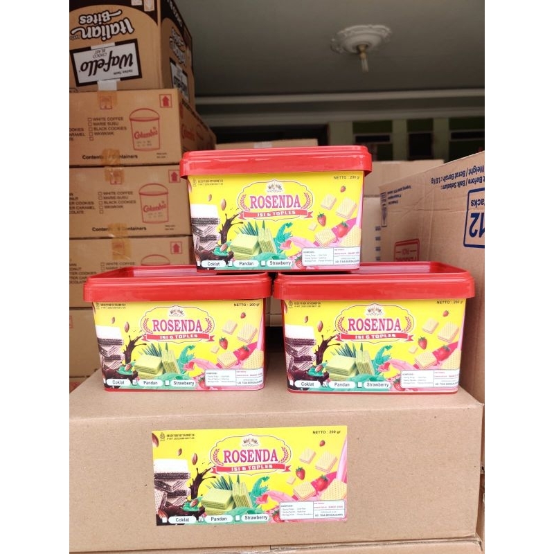 

Rosenda wafer isi 6 toples