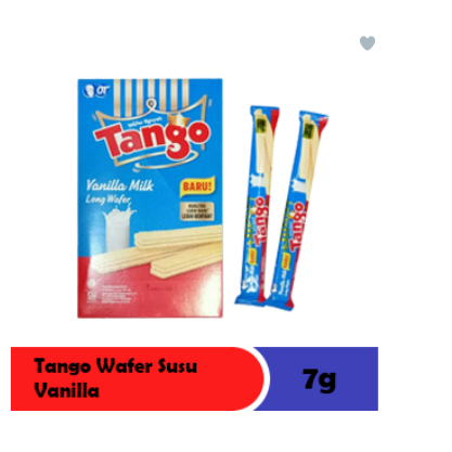 

TANGO WAFER SUSU VANILLA PCK 7/5g