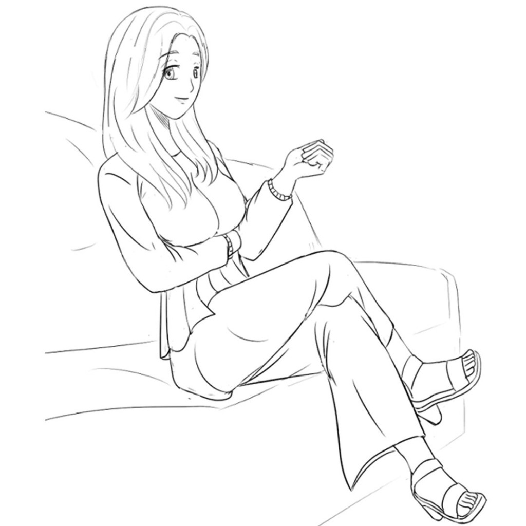 Jasa gambar sketsa seperti di gambar