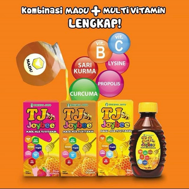 

TJ joybee multivitamin penambah nafsu makan anak.