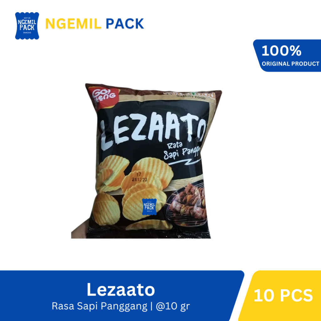 

Chiki Lezaato Sapi Panggang Isi 10pcs @10Gr