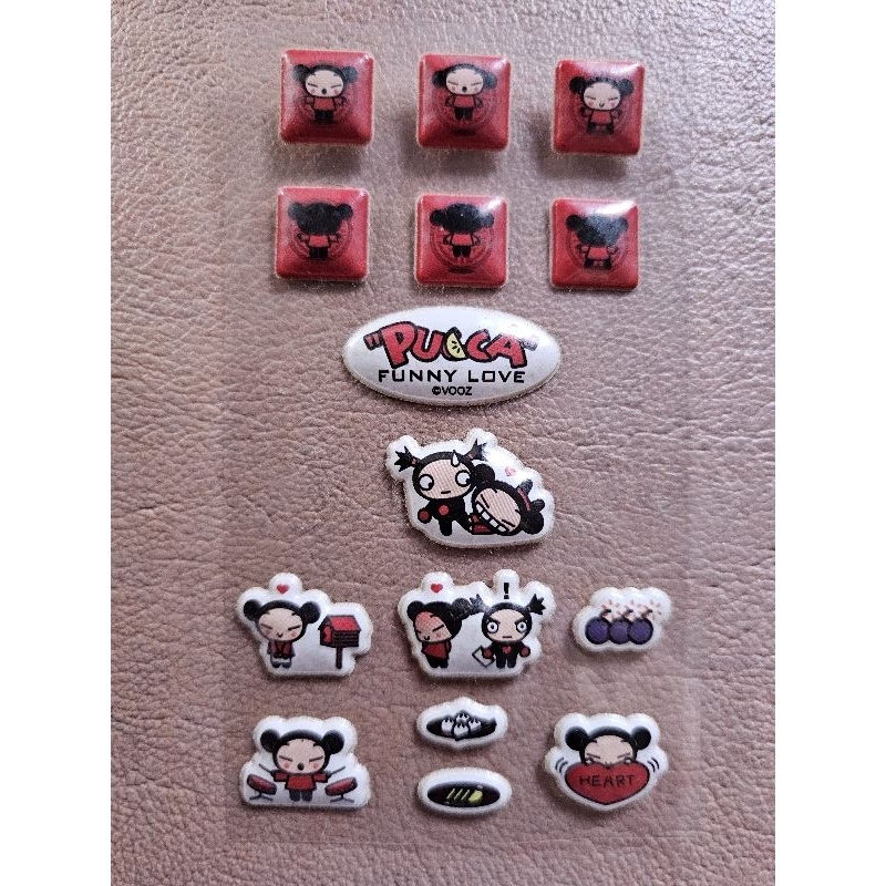 

pucca stiker timbul original stationary