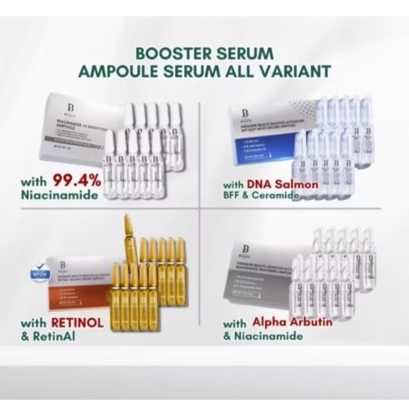 HARGA UNTUK 1 AMPOULE Serum Premiere beaute booster essentials