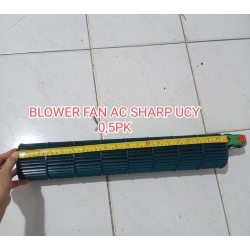 BLOWER FAN INDOOR AC SHARP UCY 0,5-1PK ORIGINAL