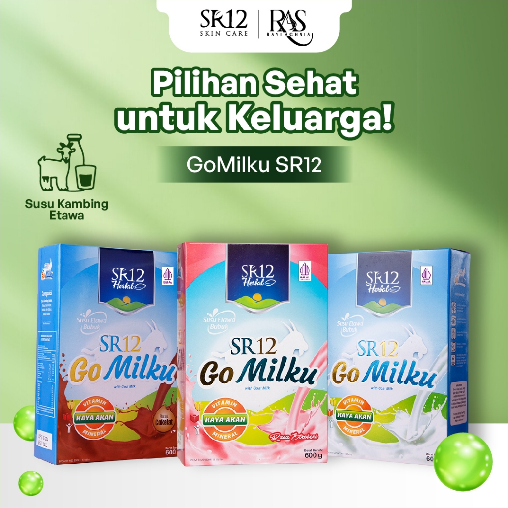 

Susu Kambing Etawa Gomilku SR12 Kemasan 200gr Dan 600gr Varian Strawberry Vanilla Coklat Dan Gold Menguatkan Tulang dan Meningkatkan Imun