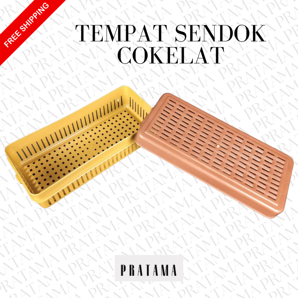 Tempat sendok / Tempat sendok serbguna / tempat sendok plastik / Tempat sendok coklat