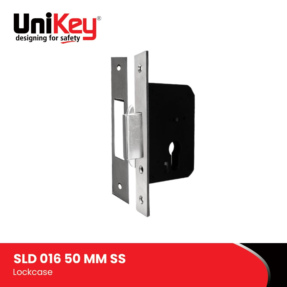 Unikey Stainless Sliding Lockcase Sld 016-50Mm Ss