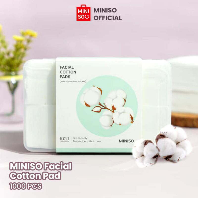 Miniso Makeup Cotton Pads / kapas kecantikan kapas tipis