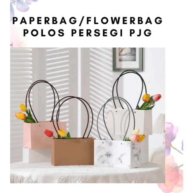 

Flower Paper Bag Buket Bunga Persegi Panjang Polos