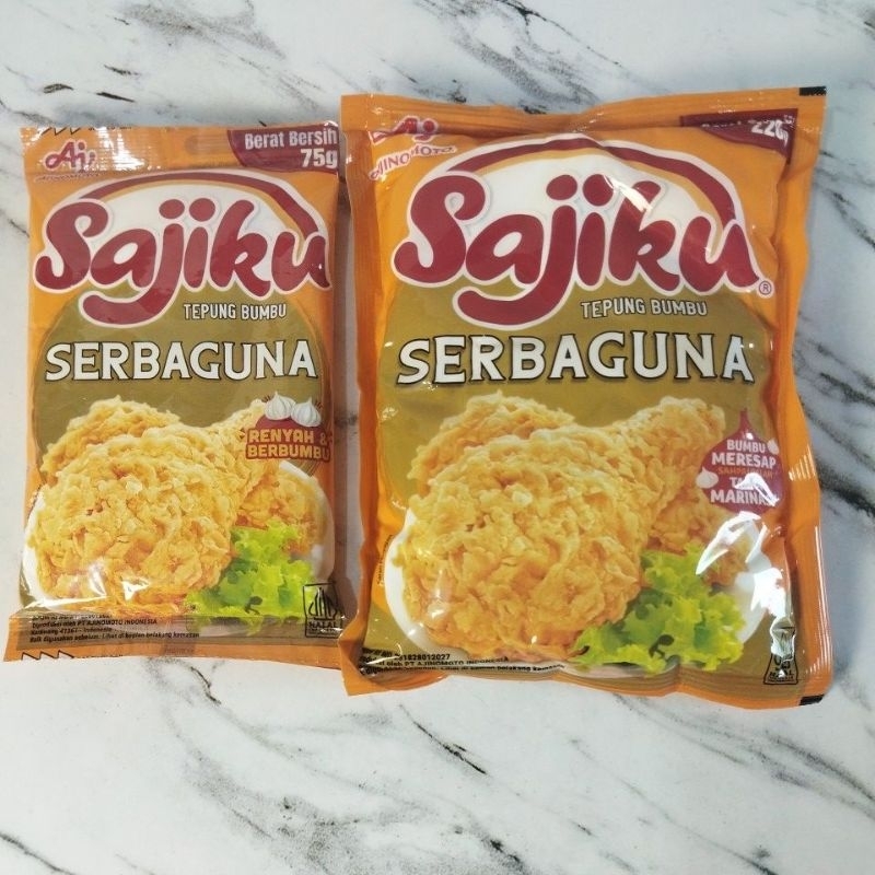 

Sajiku Tepung Bumbu Serbaguna 220 g / 75 g
