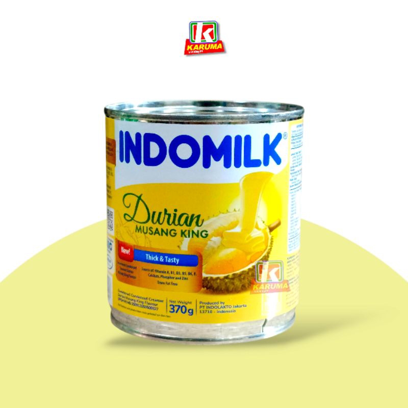 

INDOMILK Krimer Kental Manis 370G Rasa Durian Musang King