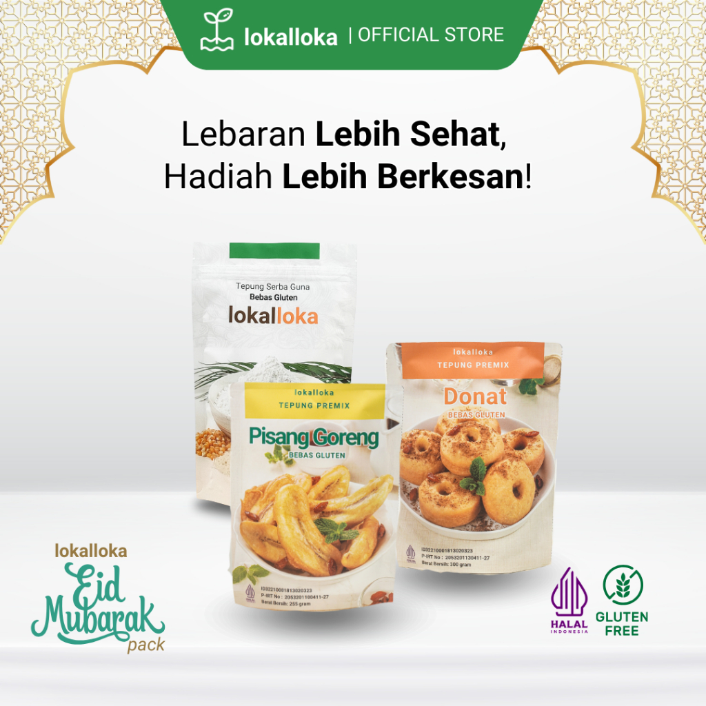 

Lokalloka Ied Gift Pack Paket Hampers Lebaran Idul Fitri Lebih Sehat Tanpa Terigu