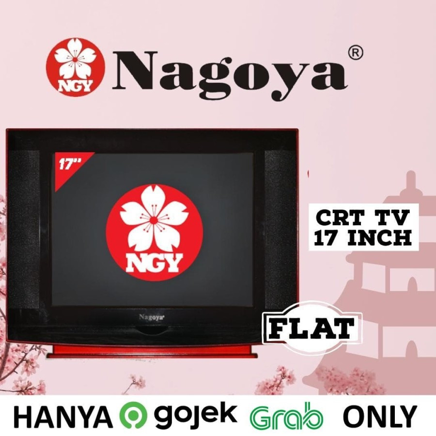 Televisi / TV NAGOYA 17 inch Flat – TV CRT Tabung Garansi