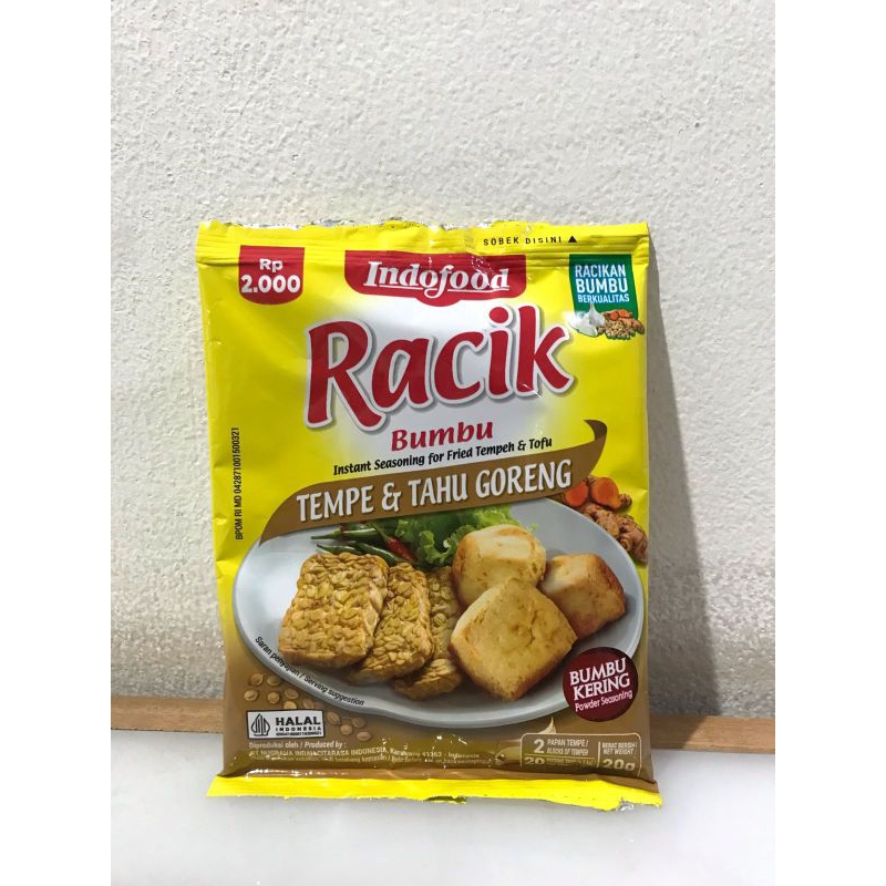 

Bumbu Racik Indofood Tahu Tempe Goreng