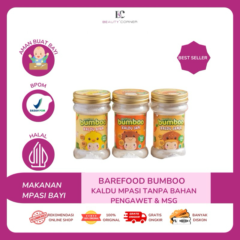 

Barefood Bumboo Kaldu MPASI Tanpa Pengawet & MSG 75gr