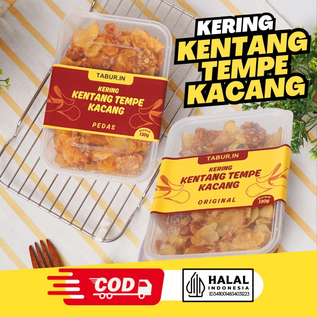 

Kering Kentang Tempe Kacang, Lauk Kering Kentang Tempe Kacang