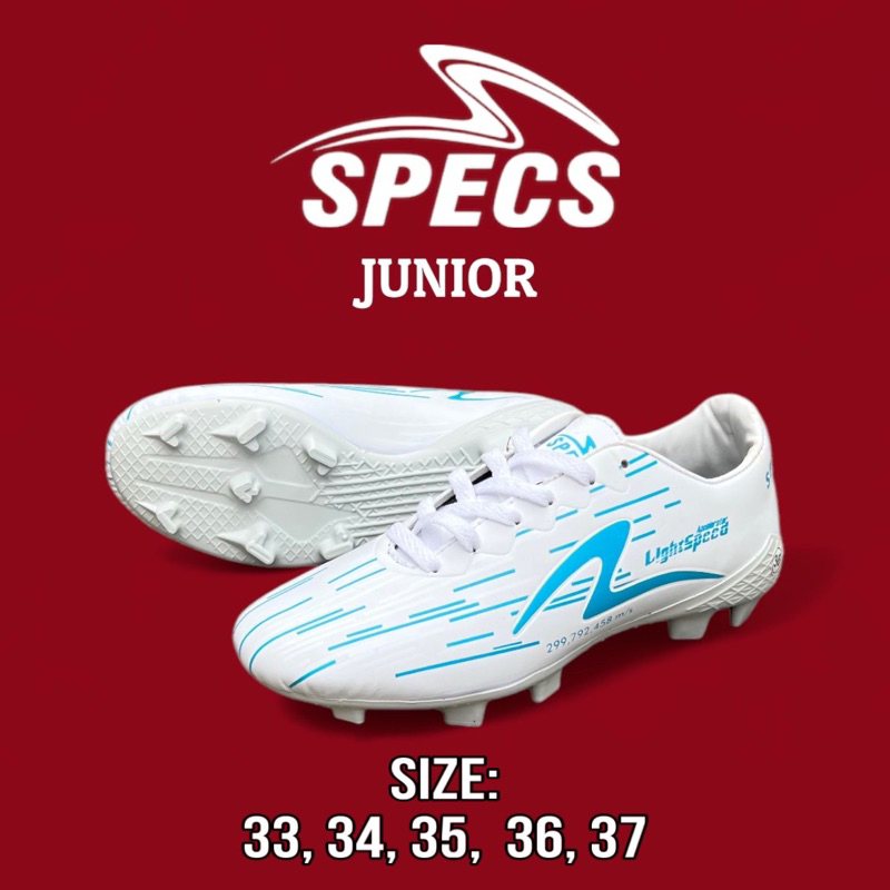 Sepatu Bola Junior Anak Specs Lightspeed Reborn Terbaru warna Putih Biru Olahraga Anak