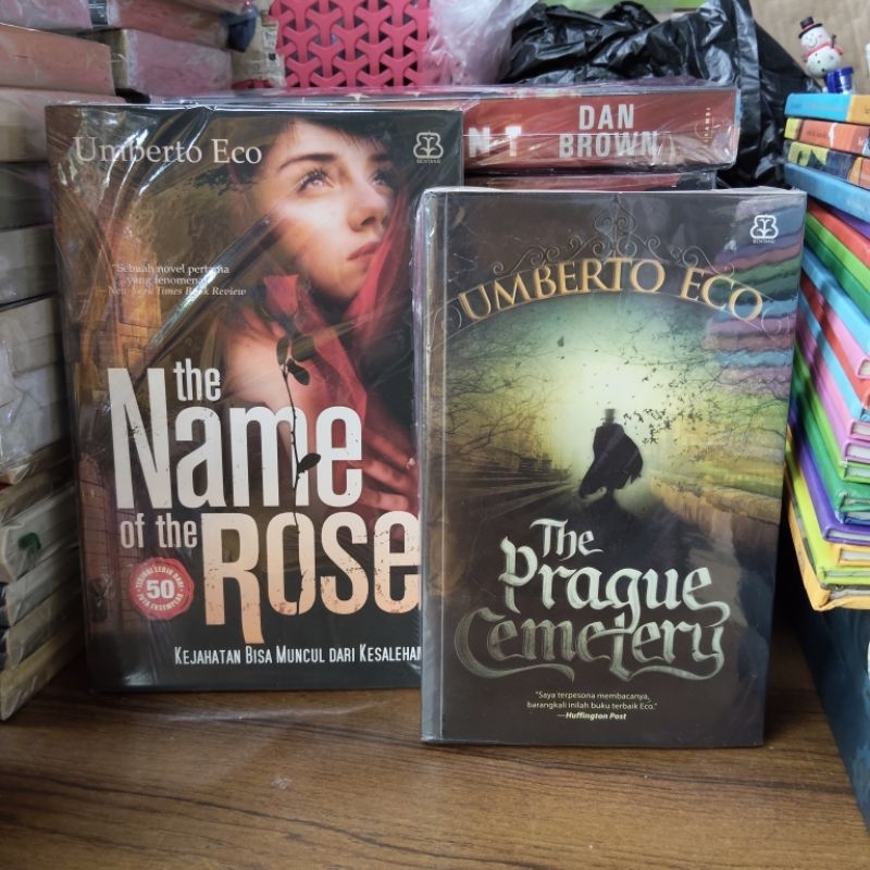 Buku Original / The Prague Cemetary - The Name Of The Rose - On Signs / UMBERTO ECO