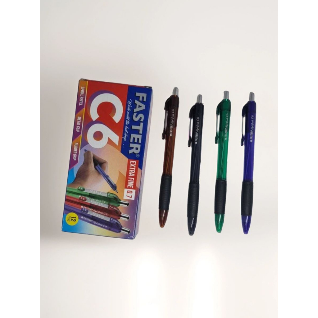 

Pulpen Faster C6 Cetek isi (12 Pcs) Harga Satu Lusin