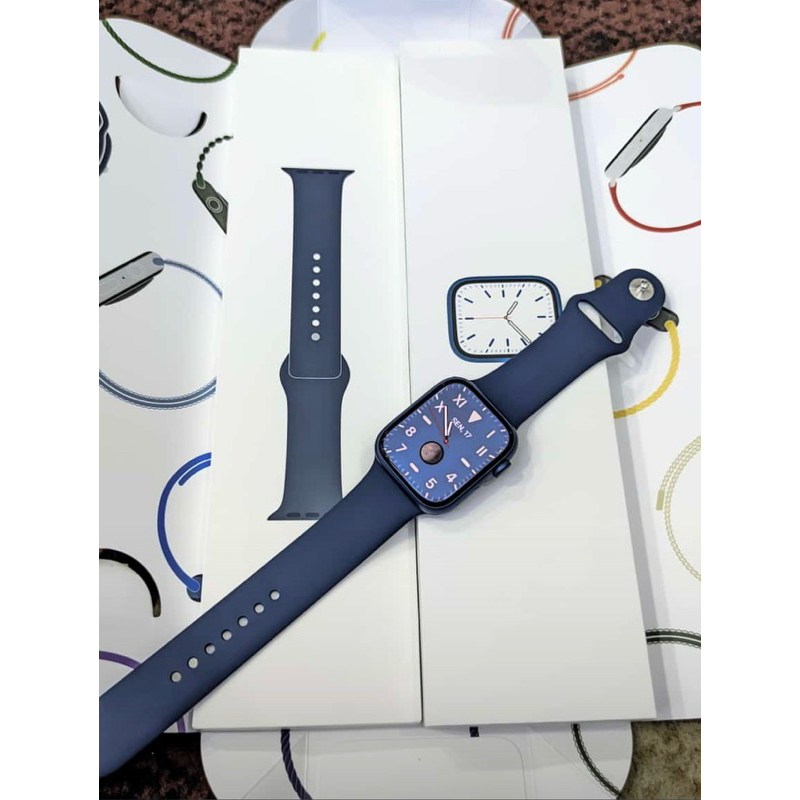 apple watch serie 7 45mm ibox fullset original