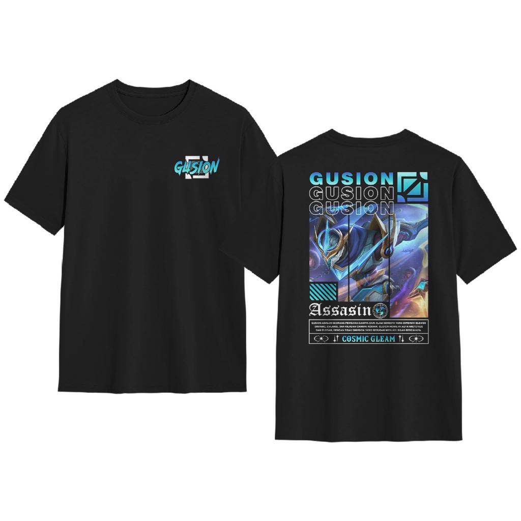BAJU SKIN GUSION LEGEND - KAOS HERO ASSASIN - KAOS MOBILE LEGENDS - BAJU JUNGLER ML COWOK CEWEK