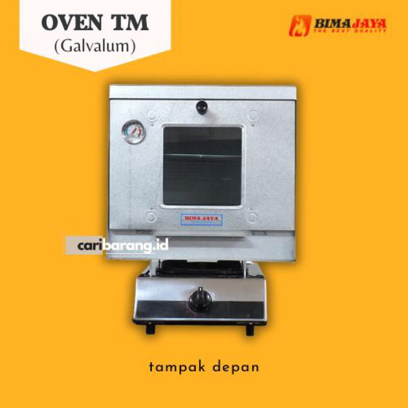 (SUSUN 2) Oven TM Bima Jaya dengan termometer (Petunjuk Suhu) / Oven Tangkring