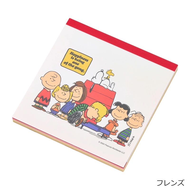 

Ay00! Square Memo Pad Peanuts Snoopy 75th Anniversary Woodstock Notepad Note Buku Catatan Limited