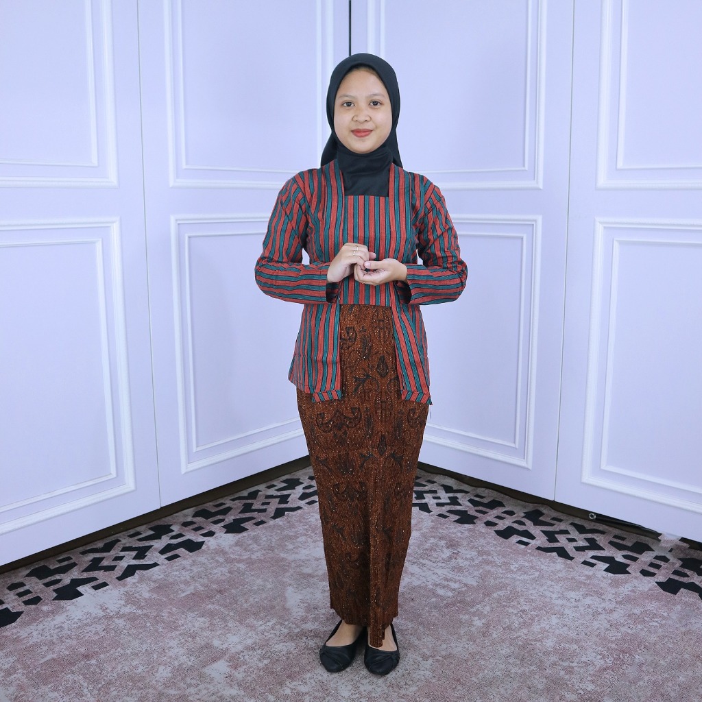 BAJU SURJAN LURIK WANITA DEWASA SURJAN KEBAYA LURIK RIA KENCANA