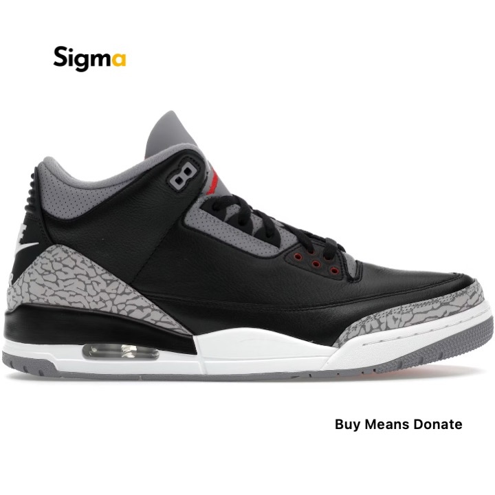 Sneakers Nike Air Jordan 3 Black Cement