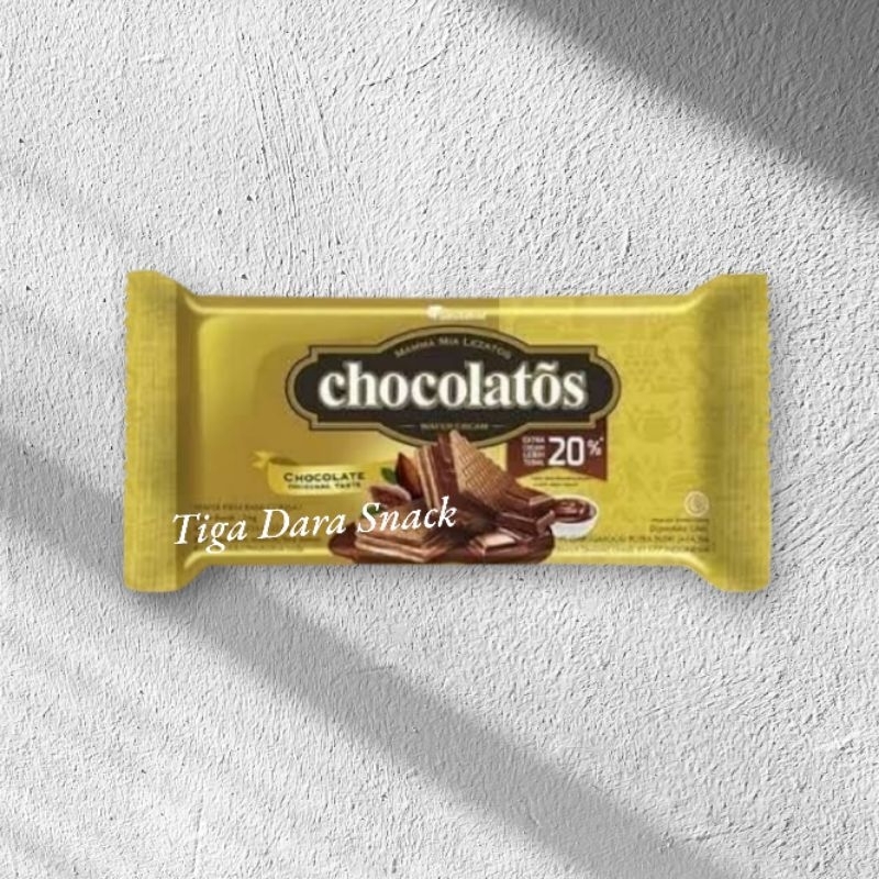 

Chocolatos Wafer 1 Renceng isi 10 pcs - Camilan Wafer Cokelat Renyah dan Krim Lezat
