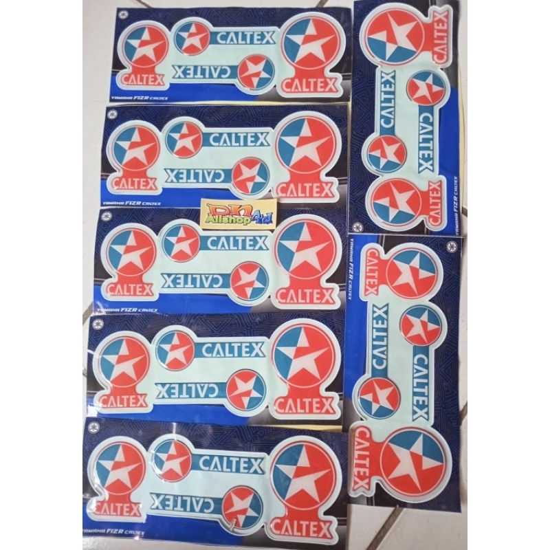 Emblem Stiker CALTEX FIZR Timbul 3d / CALTEX FIZR Resin Timbul