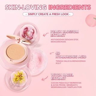 YOU Simplicity Flawless Compact Powder | Bedak Padat | Natural Makeup Tahan Lama | Sebum Control