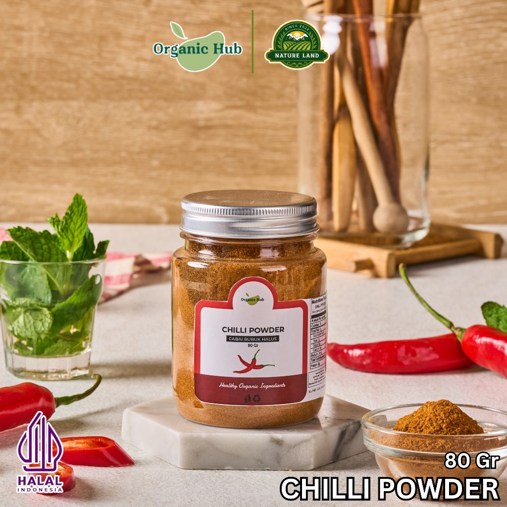 

Organic Hub Cabe Bubuk Premium Quality 100% Natural Chili Powder 50 gr