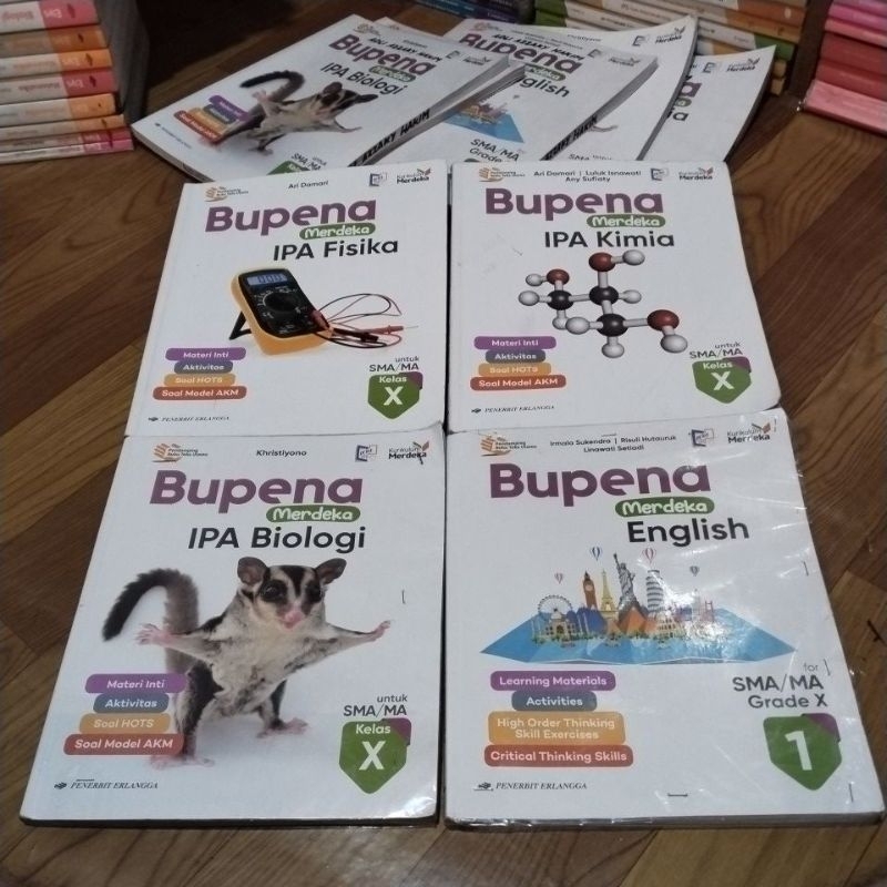 Buku Paket Bupena Merdeka SMA Kelas X/1/10 Erlangga Kurikulum Merdeka-Bupena IPA Fisika Bupena IPA k