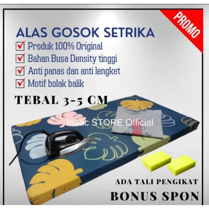 PROMO Alas Setrika busa INOAC  super tebal 5cm | hambalan gosokan setrika awet Anti panas dan anti l