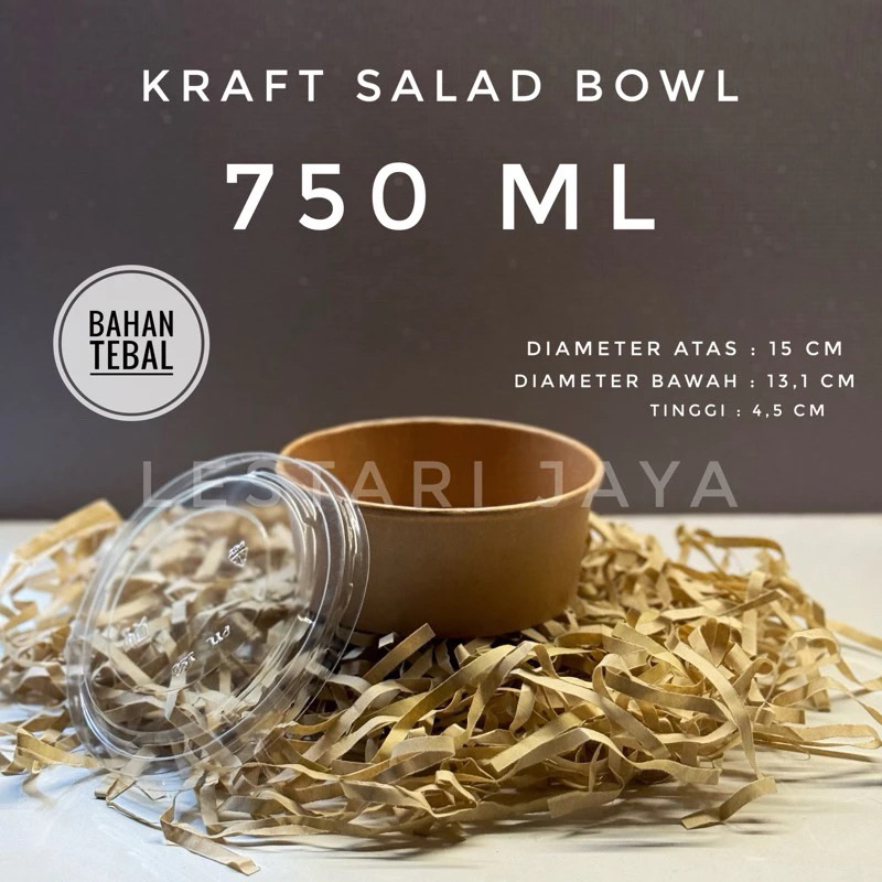 KRAFT SALAD BOWL 750ml PREMIUM